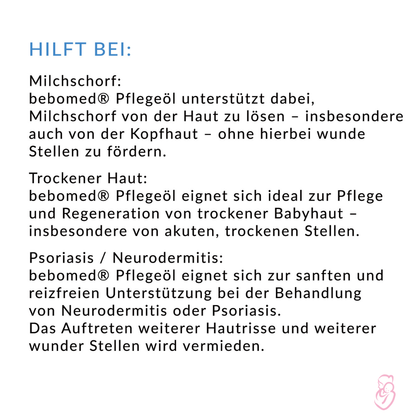 bebomed Pflegeöl Hilft Bei