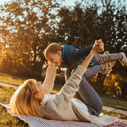 bebomed Wind und Wetter Balm Mutter mit Kind in der Natur